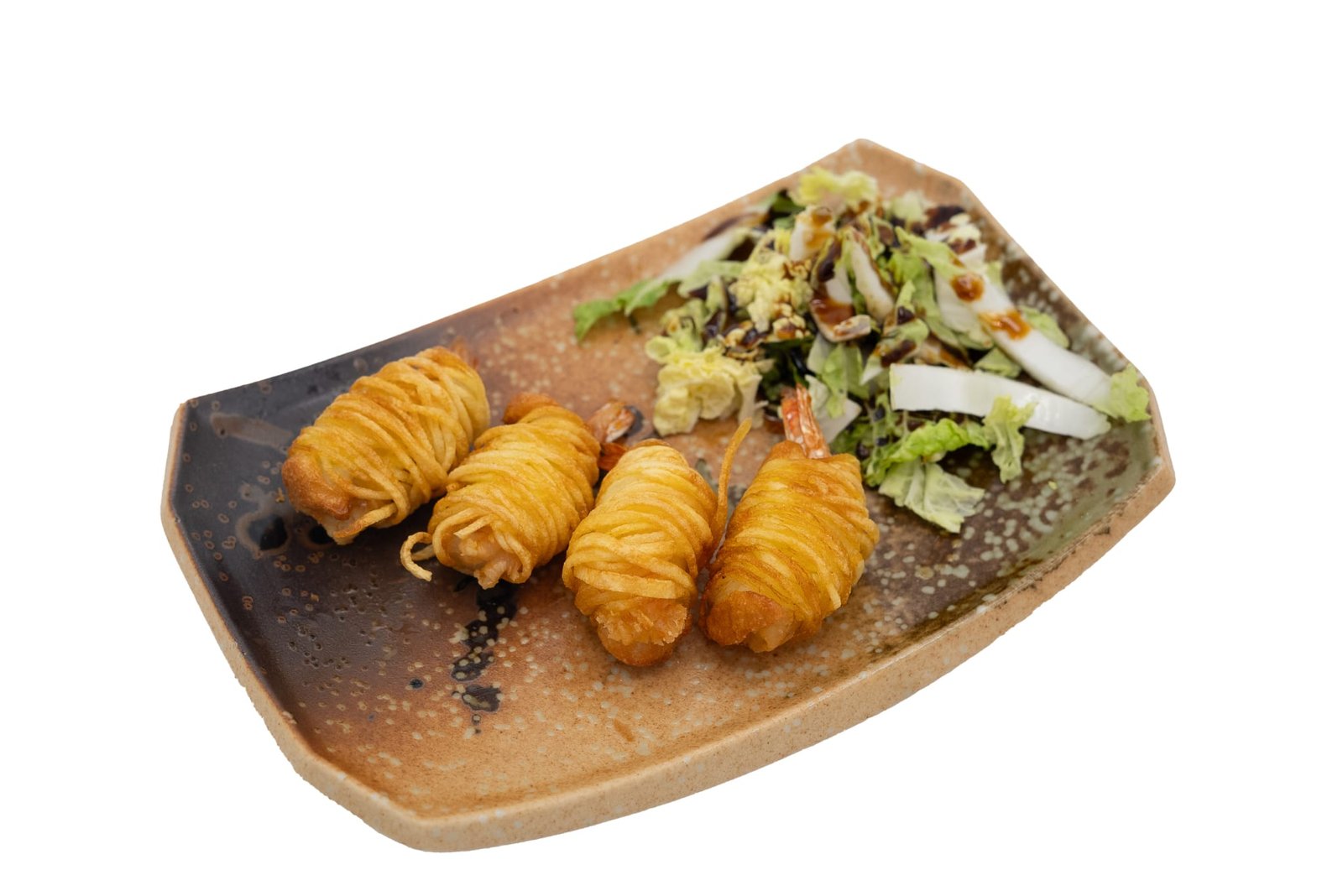 Scampi's met aardappelen